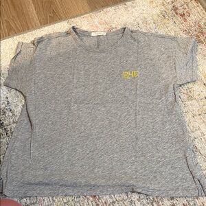 rag & bone Light Gray Heather Crew Neck Tee